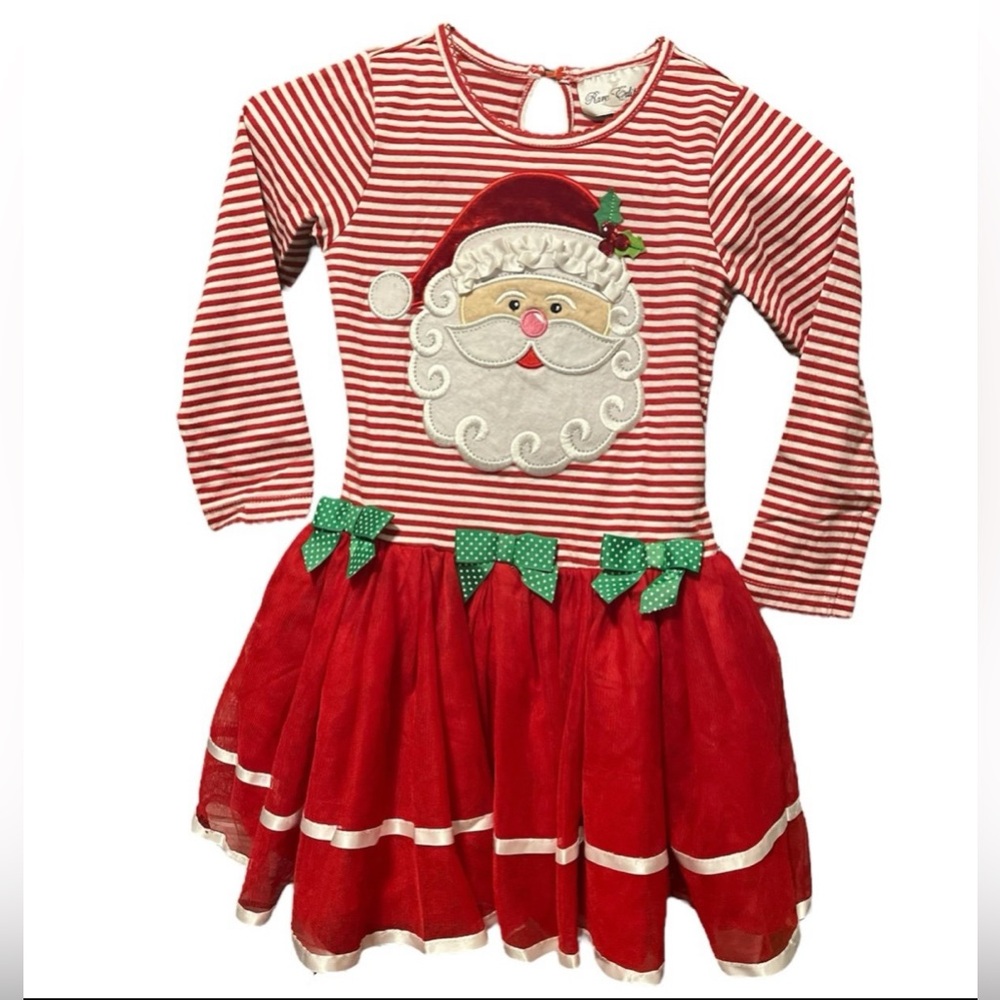 Rare Editions Santa Tulle Tutu Dress